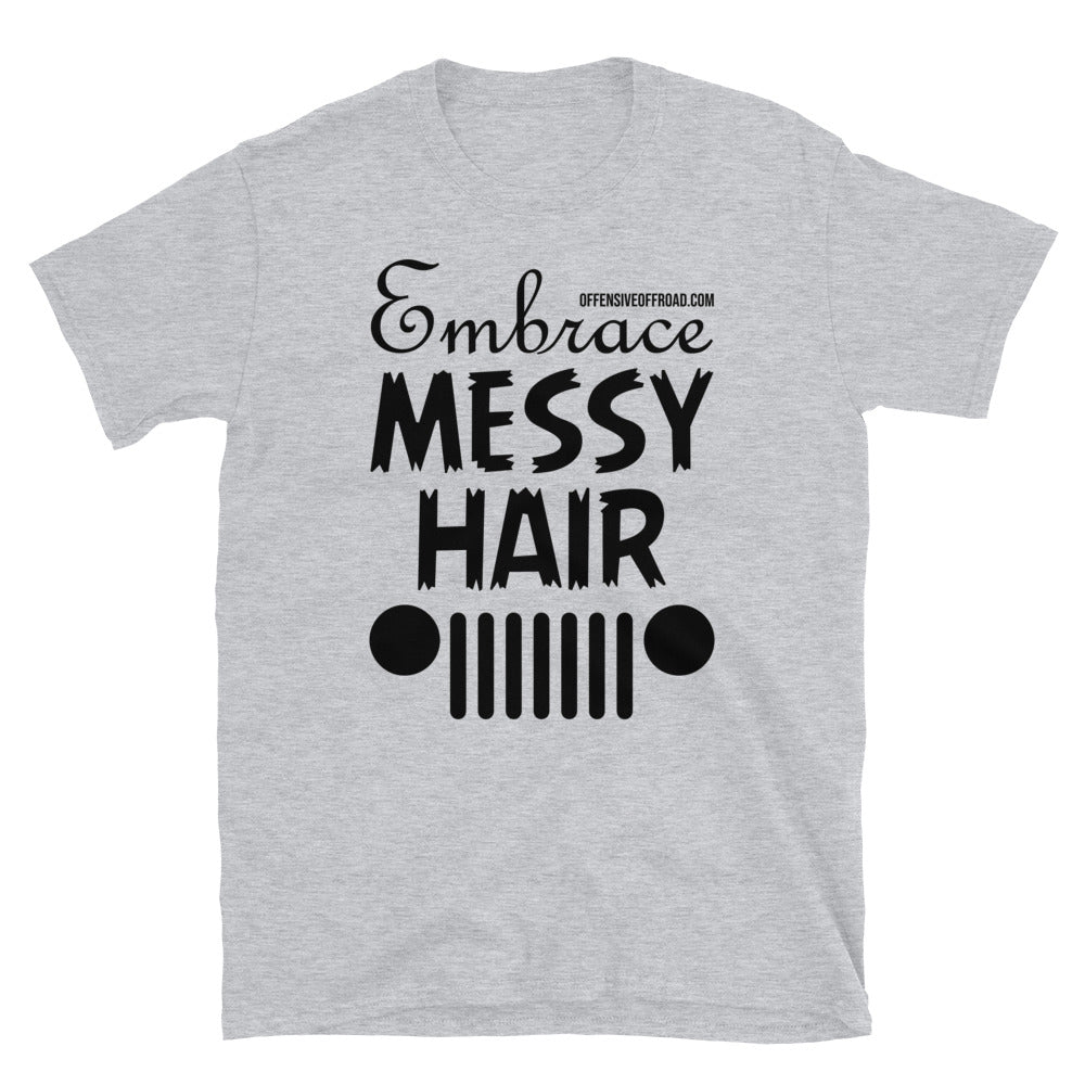 atomixstudios Embrace Messy Hair Unisex Short-Sleeve T-Shirt