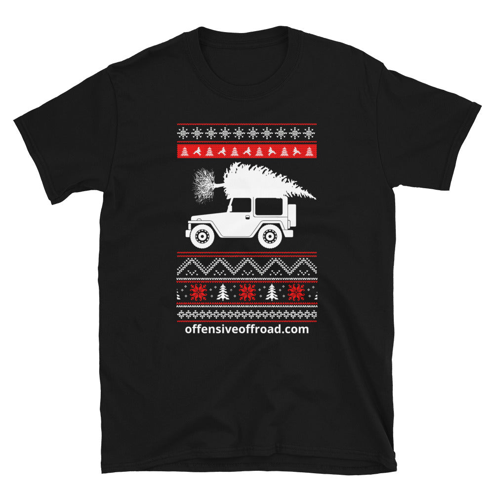 atomixstudios Jeep Christmas Unisex Short-Sleeve T-Shirt