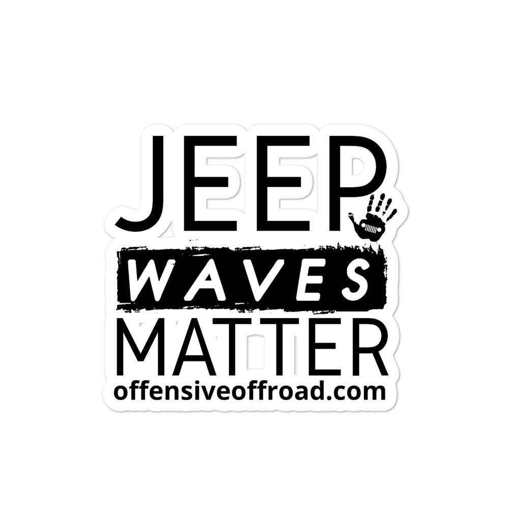 atomixstudios Jeep Waves Matter Decal