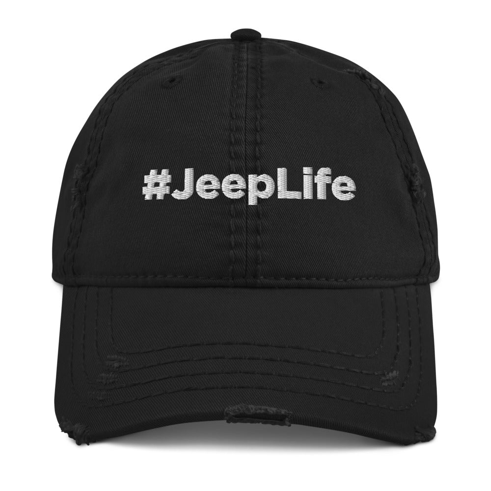 atomixstudios Jeep Life Distressed Hat