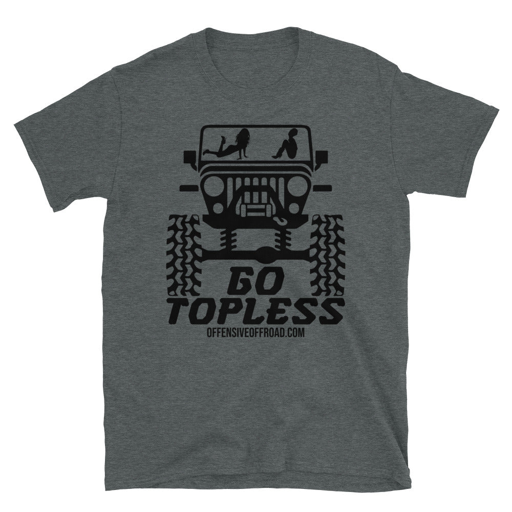 atomixstudios Go Topless Unisex Short-Sleeve T-Shirt