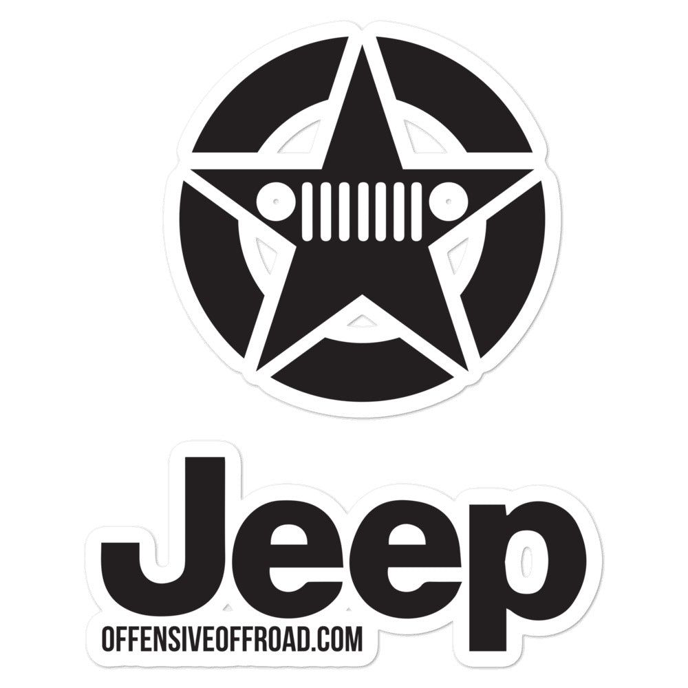 atomixstudios Jeep Star Decal