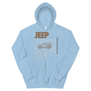 Offensive Offroad Jeep Every Damn Day Unisex Hoodie