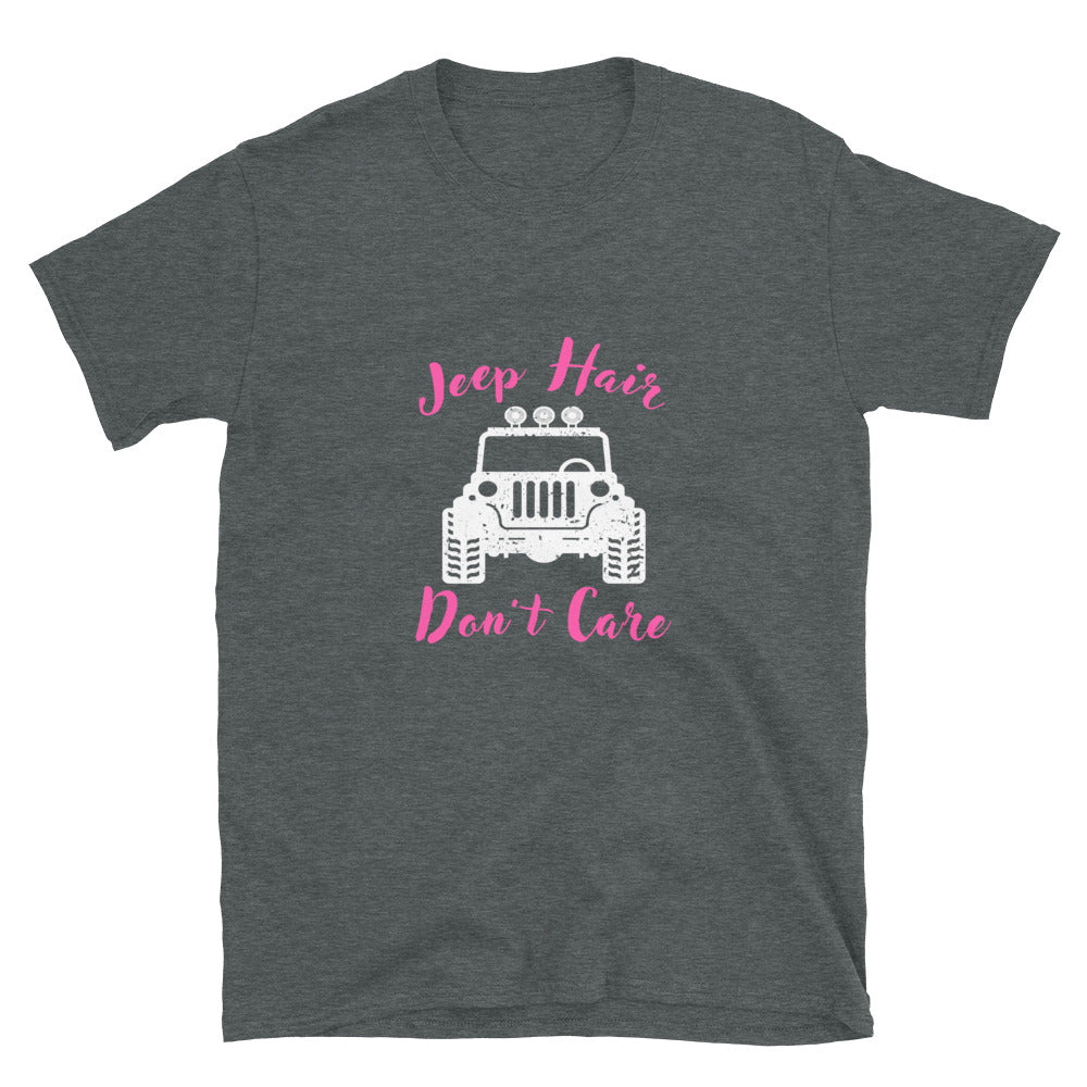 Offensive Offroad Jeep Hair Don't Care Unisex Short-Sleeve T-Shirt