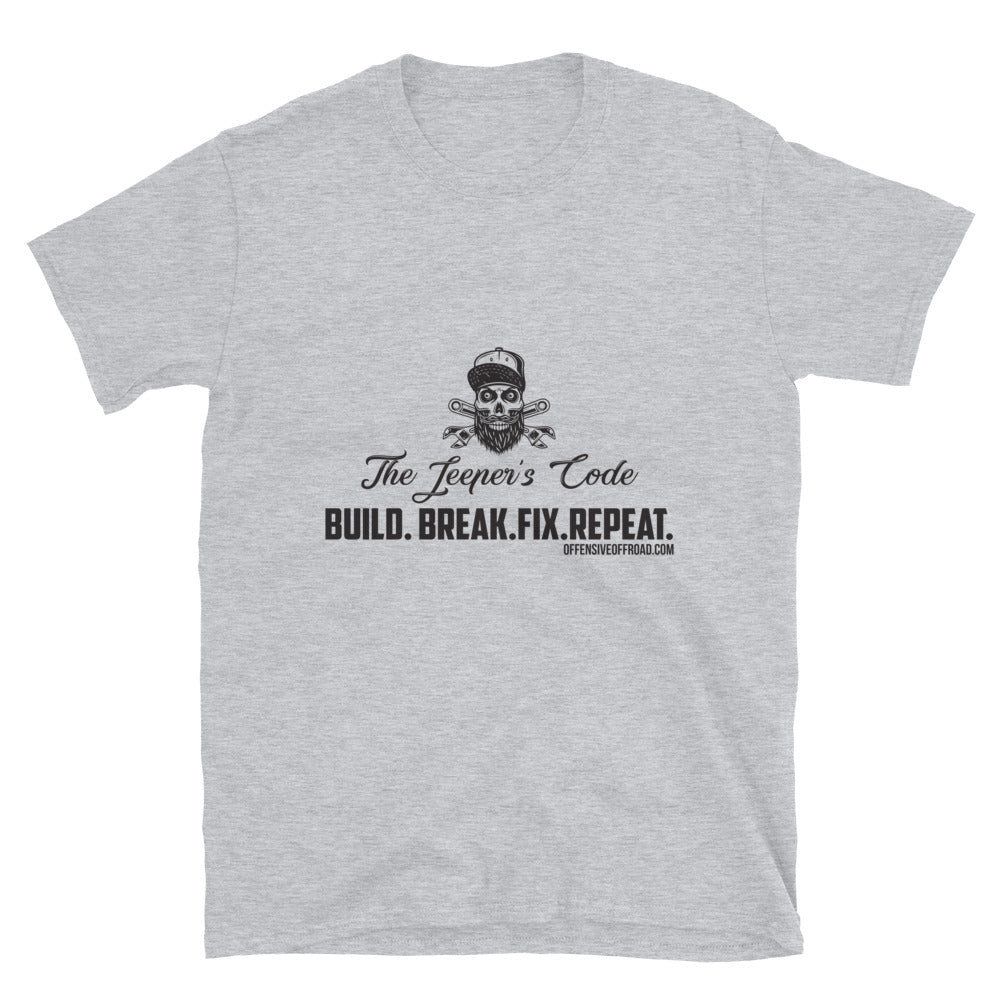 Offensive Offroad Build Break Fix Repeat Unisex Short-Sleeve T-Shirt