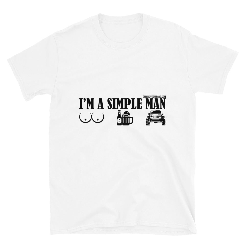 Offensive Offroad I'm A Simple Man Unisex Short-Sleeve T-Shirt