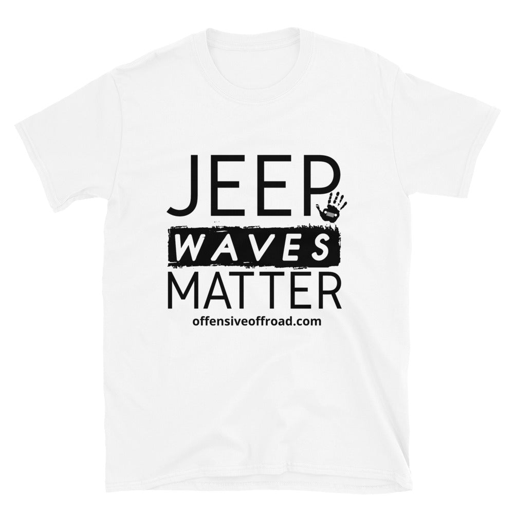 Offensive Offroad Jeep Waves Matter Unisex Short-Sleeve T-Shirt