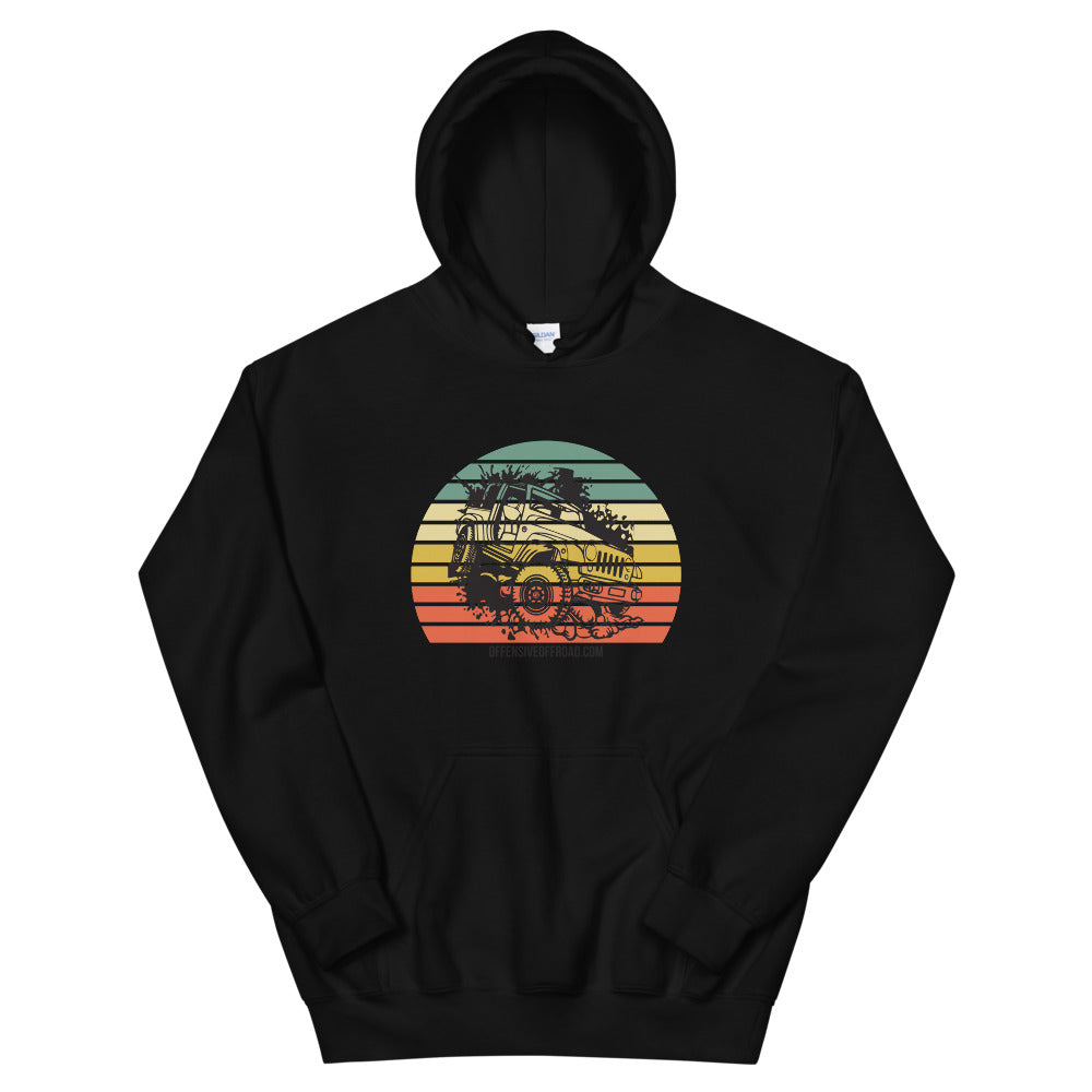 Offensive Offroad Jeep Sun Unisex Hoodie