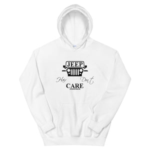 Offensive Offroad Jeep Hair Don't Care Unisex Hoodie