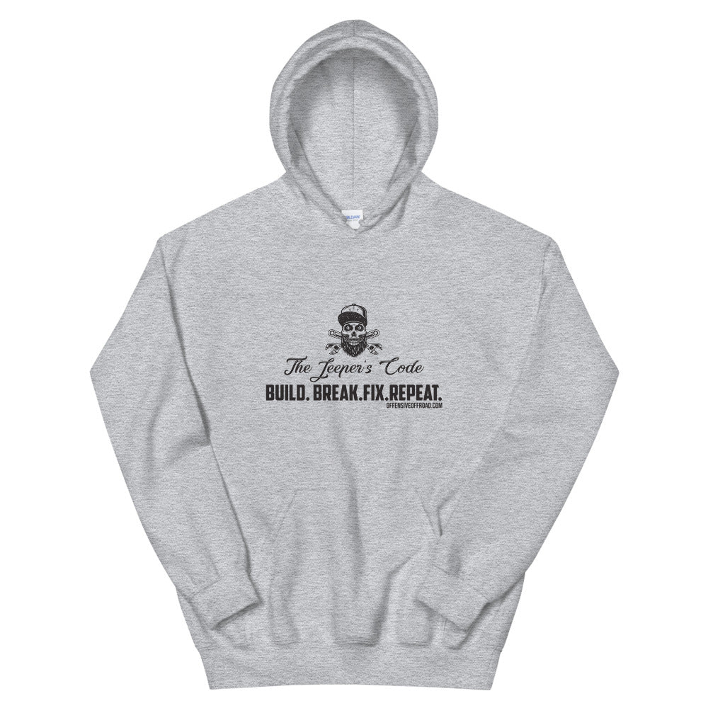 Offensive Offroad Build Break Fix Repeat Unisex Hoodie