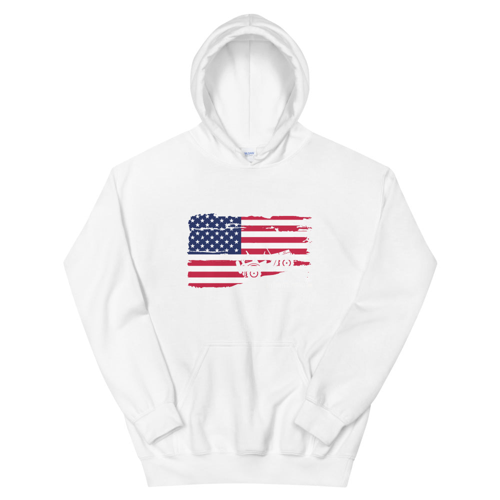 Offensive Offroad Jeep Flag Unisex Hoodie