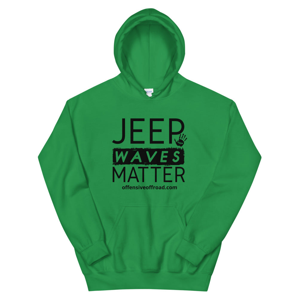 Offensive Offroad Jeep Waves Matter Unisex Hoodie