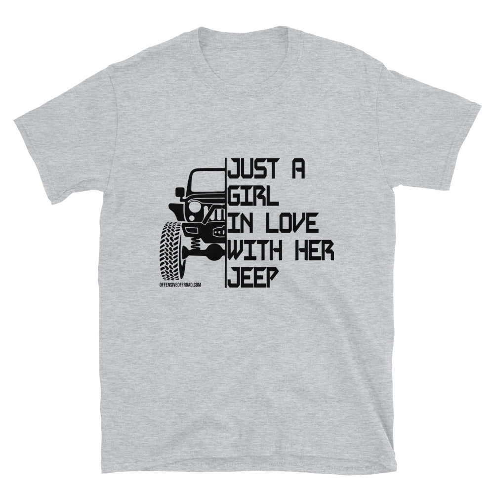 Offensive Offroad Just a Girl In Love Unisex Short-Sleeve T-Shirt