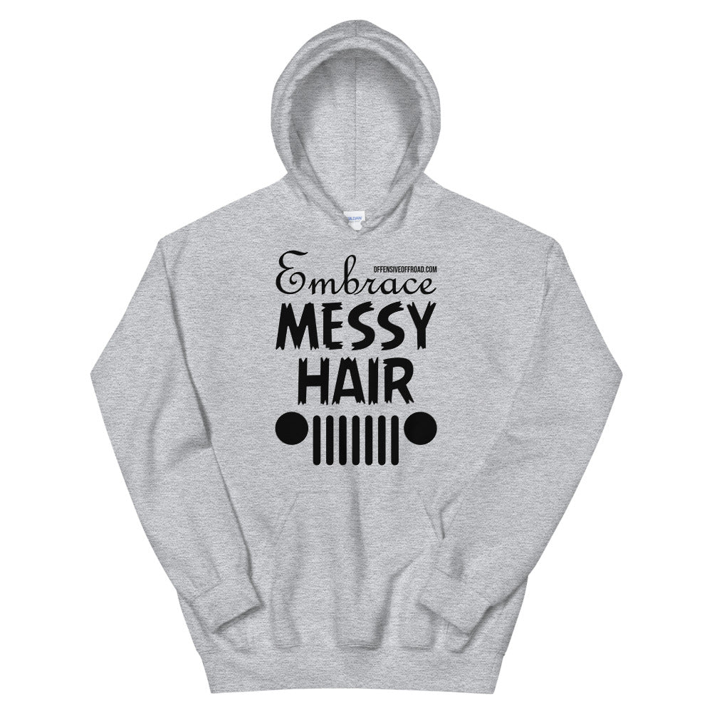 Offensive Offroad Embrace Messy Hair Unisex Hoodie