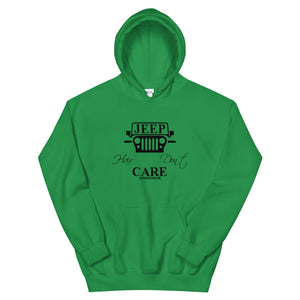 Offensive Offroad Jeep Hair Don't Care Unisex Hoodie