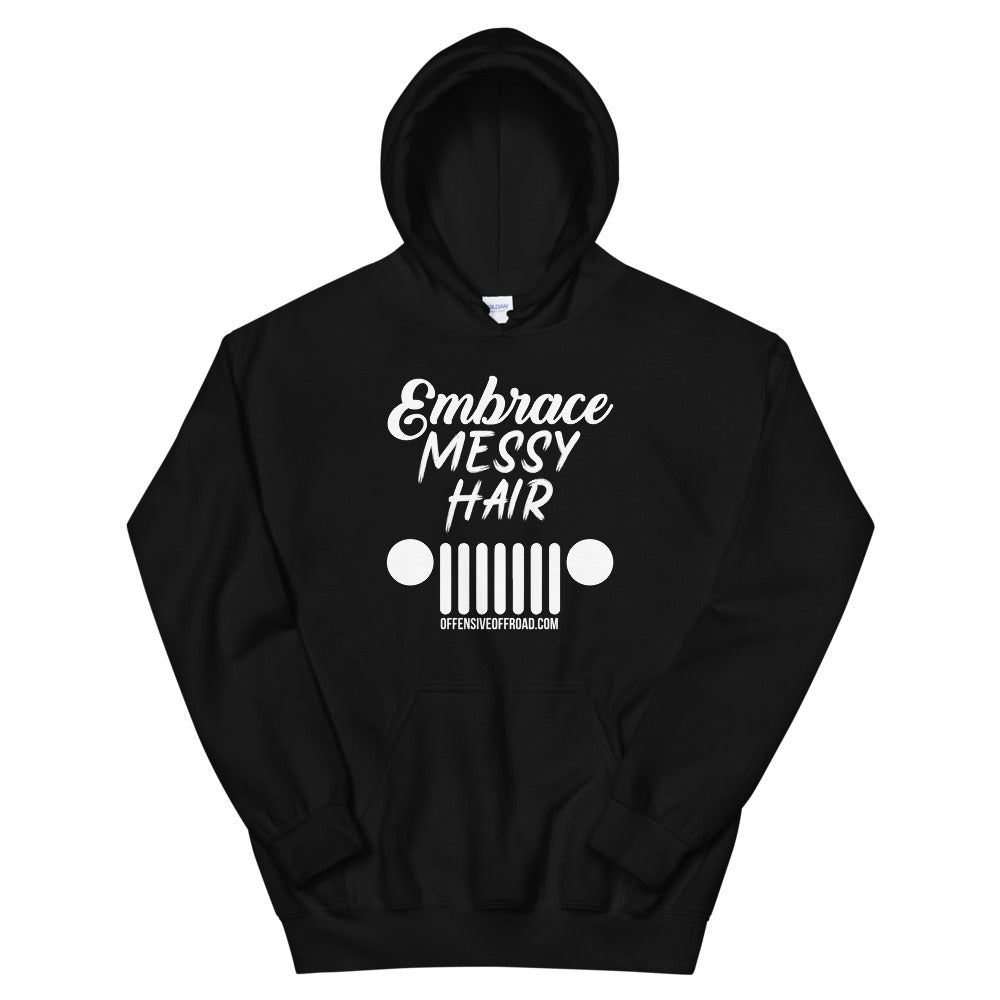 Offensive Offroad Embrace Messy Hair Unisex Hoodie