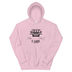 Offensive Offroad Jeep Hair Don't Care Unisex Hoodie