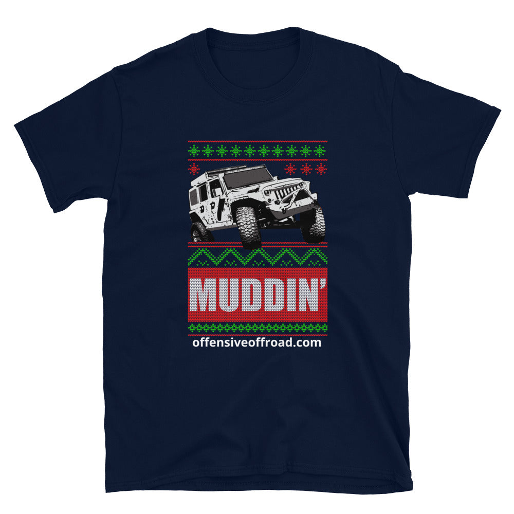 Offensive Offroad Christmas Mudding Unisex Short-Sleeve T-Shirt