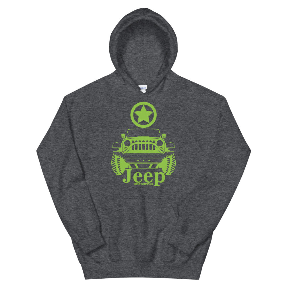 Offensive Offroad Jeep Star Unisex Hoodie