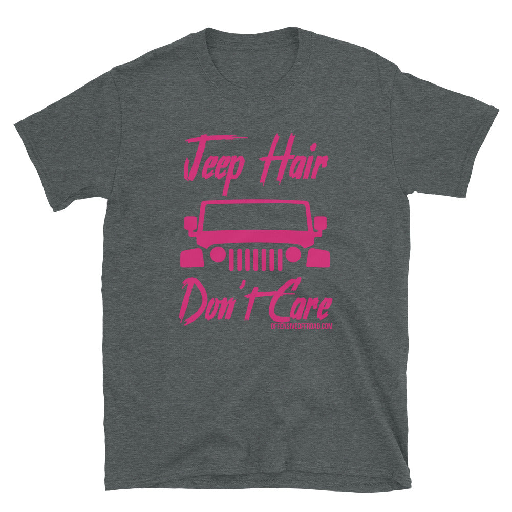 Offensive Offroad Jeep Hair Don't Care Short-Sleeve T-Shirt