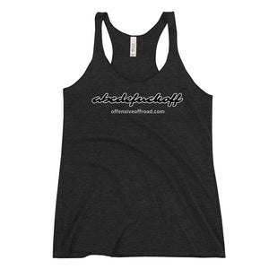 Offensive Offroad abcdefuckoff Women's Racerback Tank