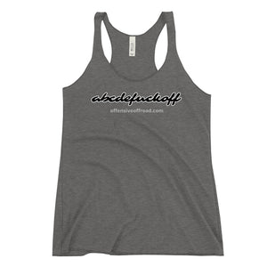 Offensive Offroad abcdefuckoff Women's Racerback Tank